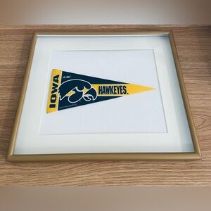 College/University Pennant Flags Framed 11x13